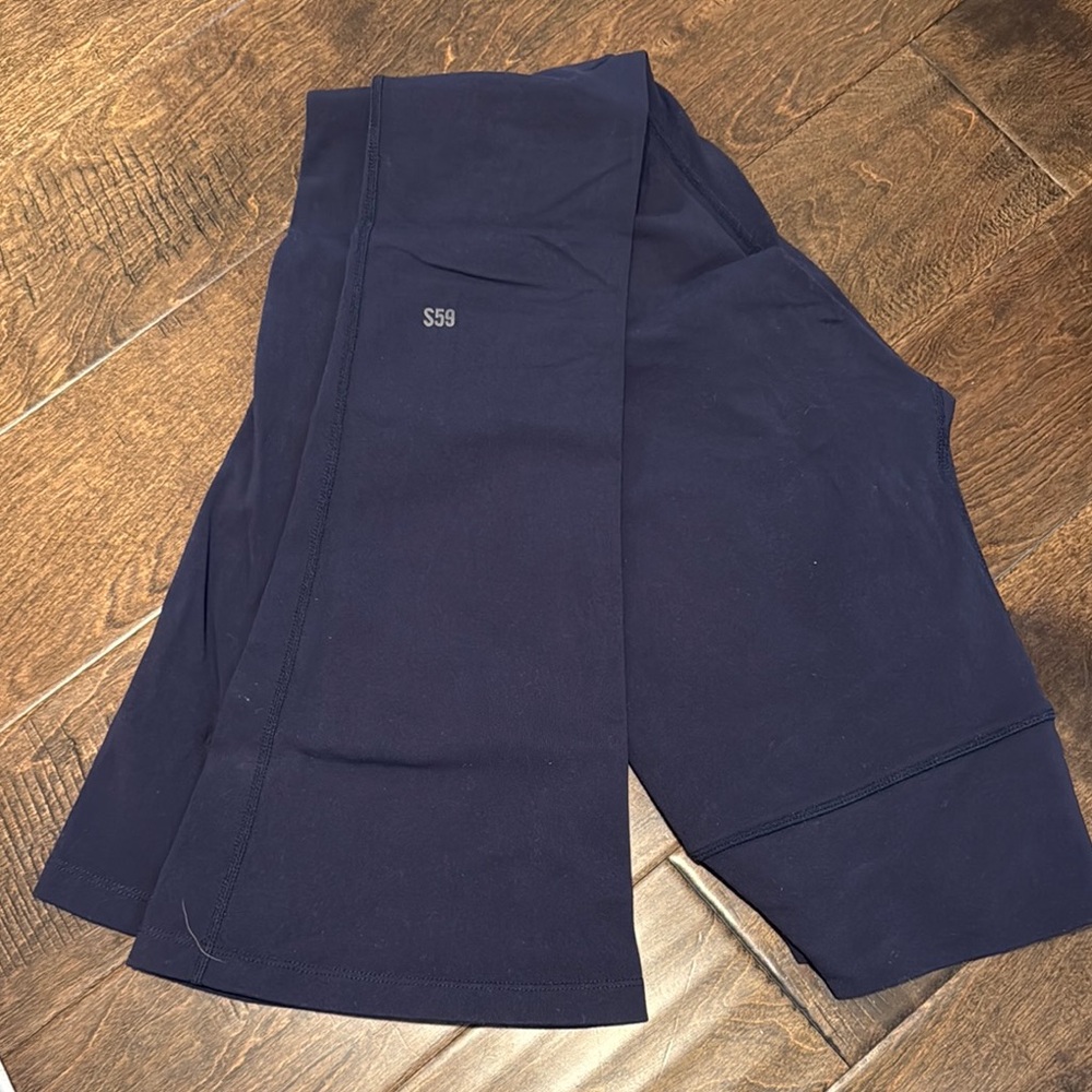 Splits59 Navy High-Rise Leggings with S59 Logo